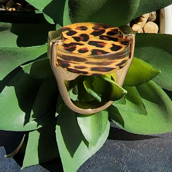 ALDO Cheetah Print Ring - Picture 4 of 5